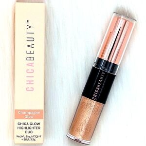 🔴 CHICA BEAUTY Chica Glow Highlighter Duo - Champagne Glow